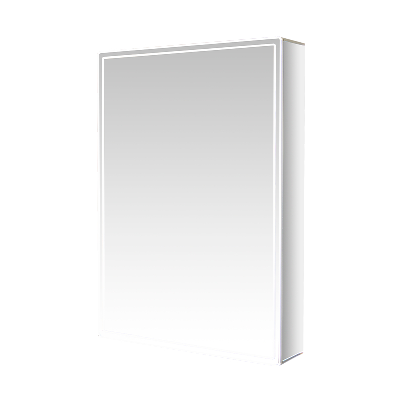 Tủ gương phòng tắm LED một cửa có gương trang điểm chống sương mù Tủ gương phòng tắm LED một cửa có gương trang điểm chống sương mù