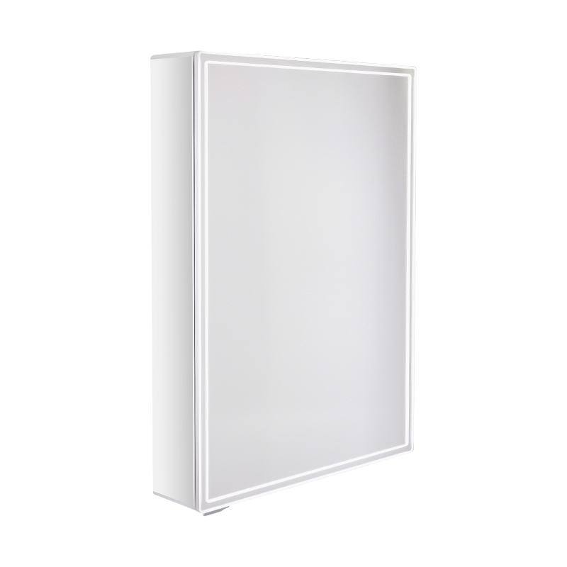 Tủ gương phòng tắm thông minh một cửa có gương trang điểm có đèn nền LED Tủ gương phòng tắm thông minh một cửa có gương trang điểm có đèn nền LED