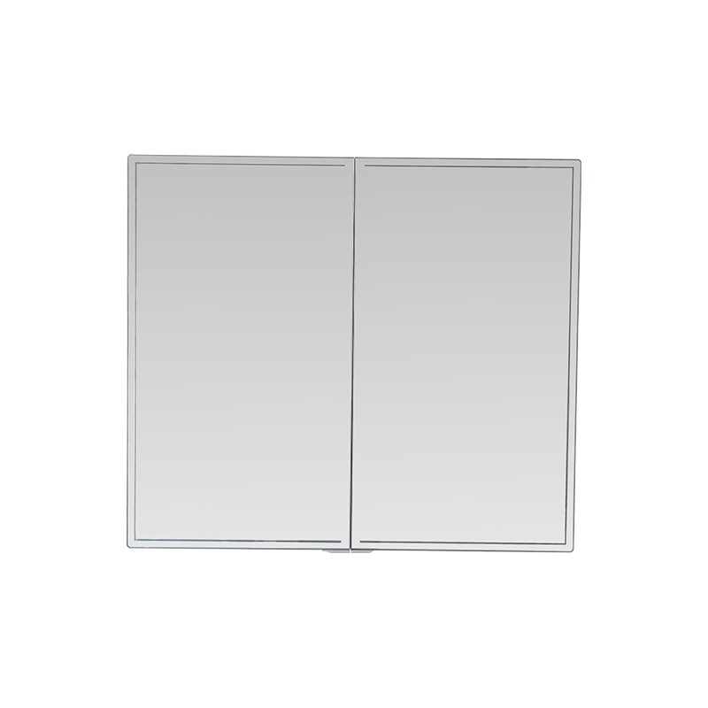 Tủ gương chống nước hai cửa hợp kim nhôm có đèn LED Tủ gương chống nước hai cửa hợp kim nhôm có đèn LED