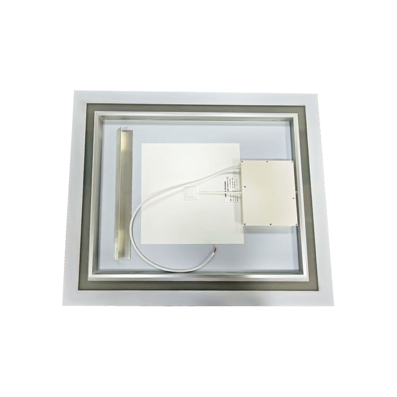 Khung nhôm LED làm mờ thông minh Gương phòng tắm có đèn nền Khung nhôm LED làm mờ thông minh Gương phòng tắm có đèn nền